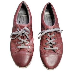 Josef Seibel Leather Caspian Low Profile German Comfort Sneaker Women's 9